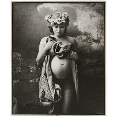 Vintage Jan Saudek, Original Photograph #358 'Miroslava, Little Mother' Large size