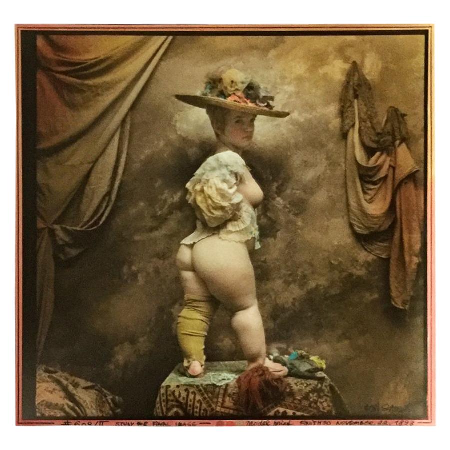 Jan Saudek, Fotografia originale "Studio per l'immagine finale", # 608/II in vendita