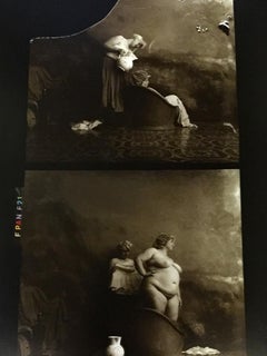 Jan Saudek, Original Photograph "The Bath, 'Super-Duper Print' Large size