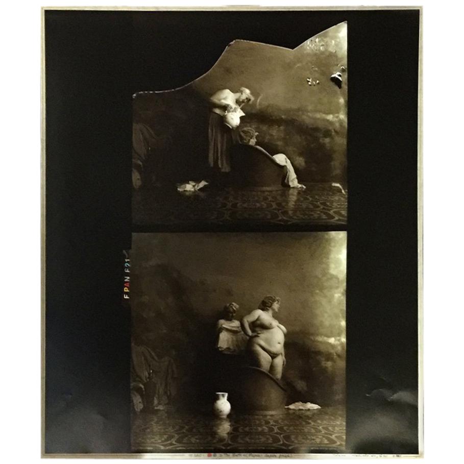 Jan Saudek, Original Photograph "The Bath, 'Super-Duper Print' Large size