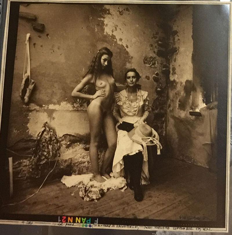 Jan Saudek, Grabado original en gelatina de plata, título 