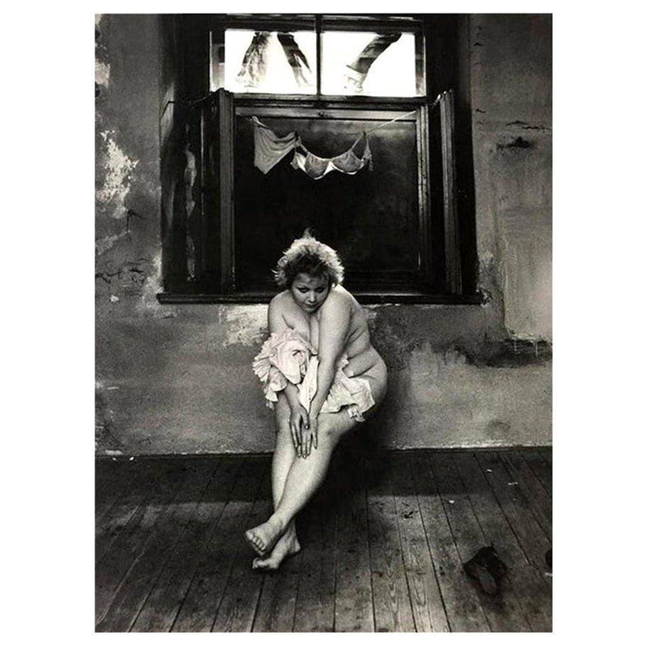 Jan Saudek édition limitée signée. Photographie à la gélatine d'argent A Maidservant's Story