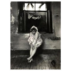 Jan Saudek édition limitée signée. Photographie à la gélatine d'argent A Maidservant's Story