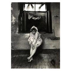 Jan Saudek Signierte limitierte Auflage. Silber-Gelatinefotografie „Eine Dienstmädchengeschichte“