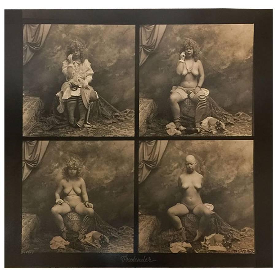 Jan Saudek, "The Pretender" # 877, Original Photograph, 1994