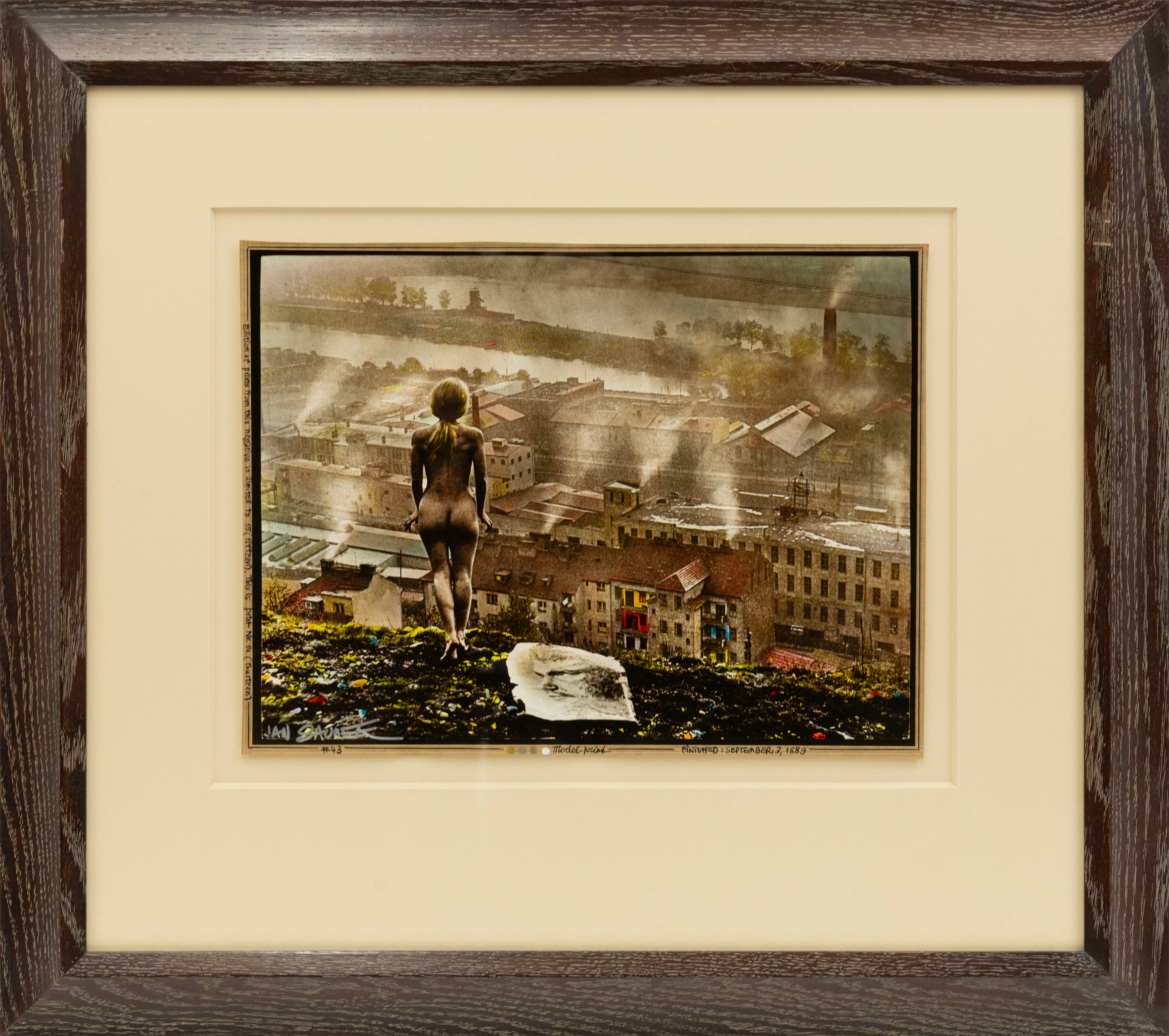 Jan Saudek Untitled (#43) 1889 Signed Photography Gelatin Silver Print For Sale