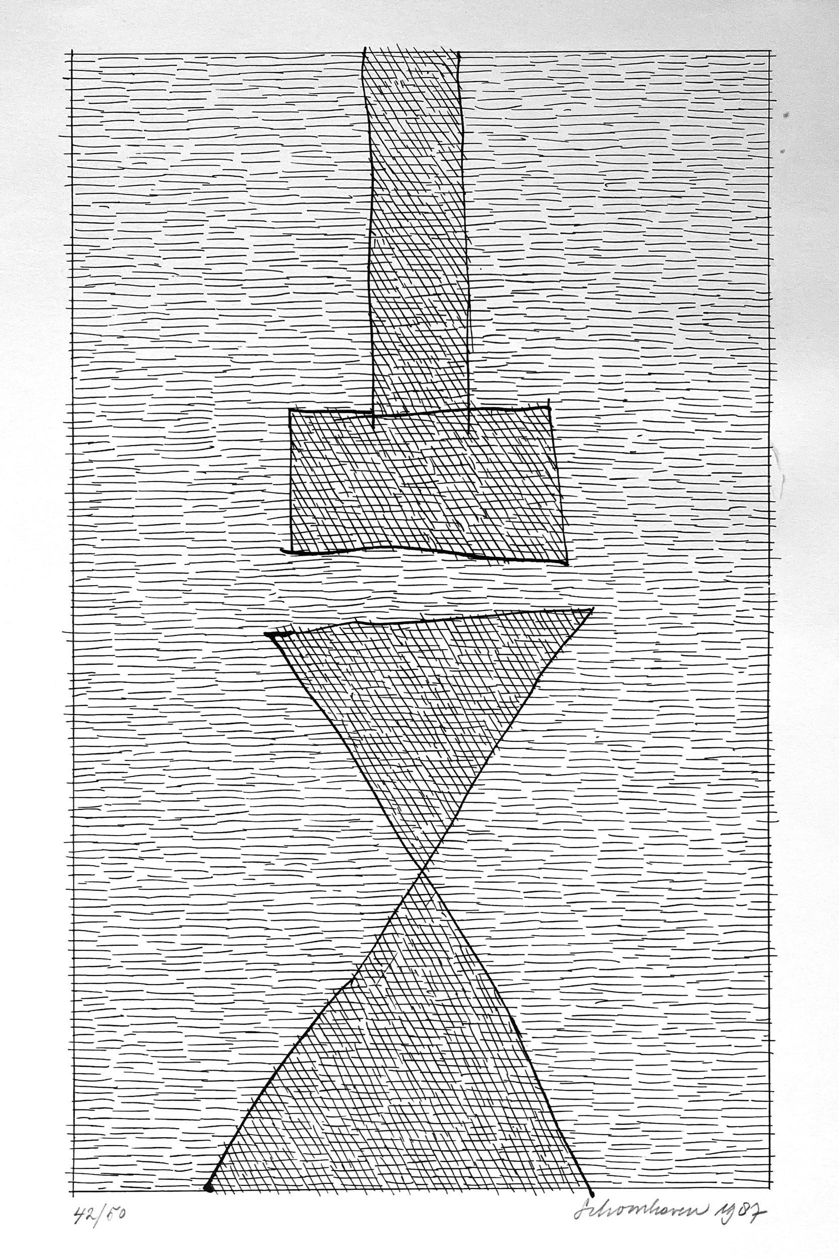 Vorm - Minimalist Print by Jan Schoonhoven