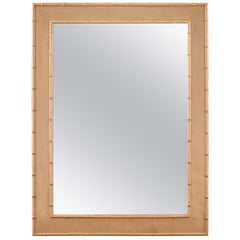 Jan Showers Park Avenue Metallic Bamboo Mirror for Curatedkravet