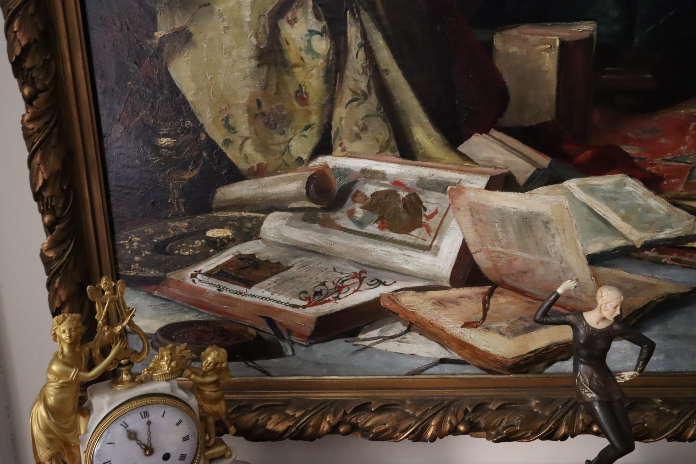 Jan Skramlik (1860-1936), Negoziando la dote, 1886, firmato e datato in vendita 4