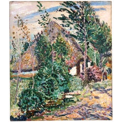 Jan Sluijters (Den Bosch 1881 - 1957 Amsterdam) Summer landscape with farm