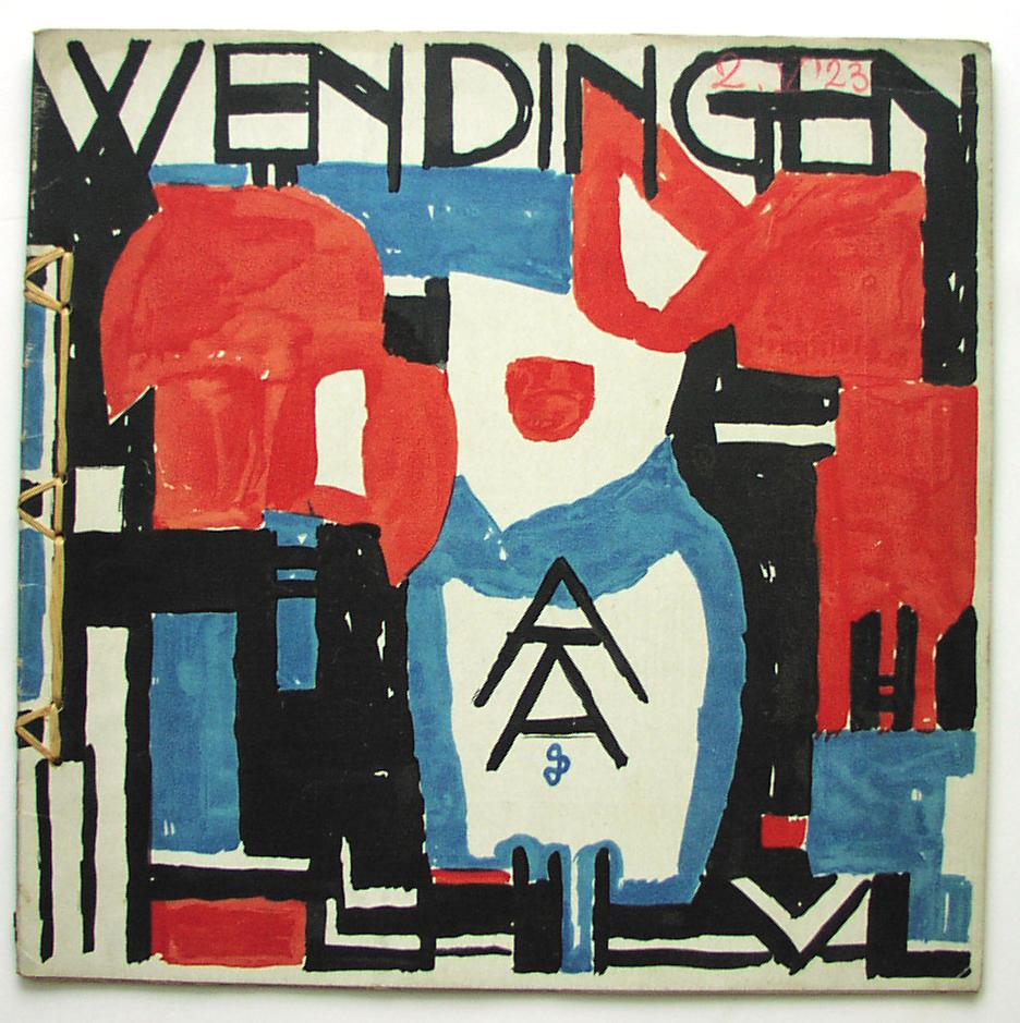  WENDINGEN - Number 2 of the 5th series 1923 dedicated to posters of Dutch artists author Jac.Jongert 
 Color Lithograph after a drawing  by Jan Sluijters. Dutch text cover designed by Jan Sluijters
In good condition with minor wear.

JAN SLUYTERS.