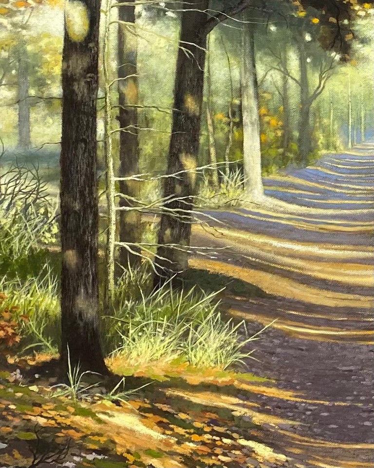 Path in the Sun- 21st Century Contemporary Dutch Landscape Painting For Sale 4