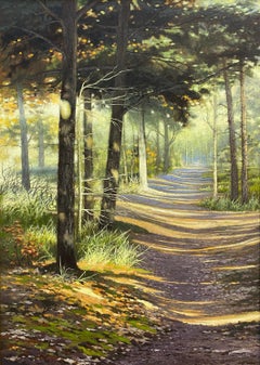 Path in the Sun- 21st Century Contemporary Dutch Landscape Painting