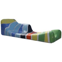 Jan Snoeck Ceramics Daybed or Sculpture from the Ms Volendam, Netherlands 1991
