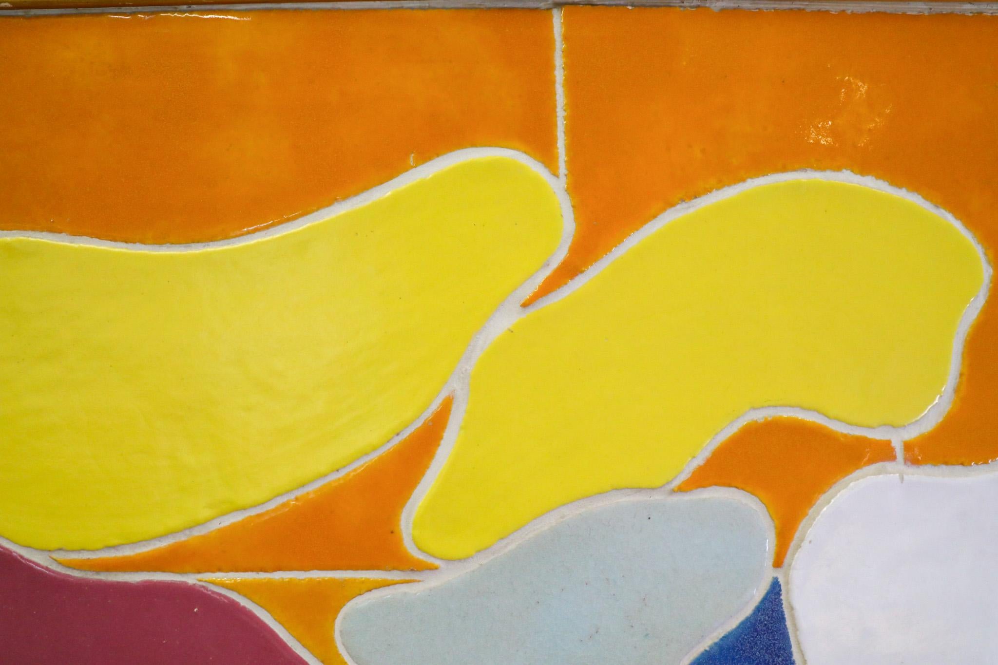 Jan Snoeck, grande opera d'arte su piastrelle di ceramica con cornice dorata in vendita 8