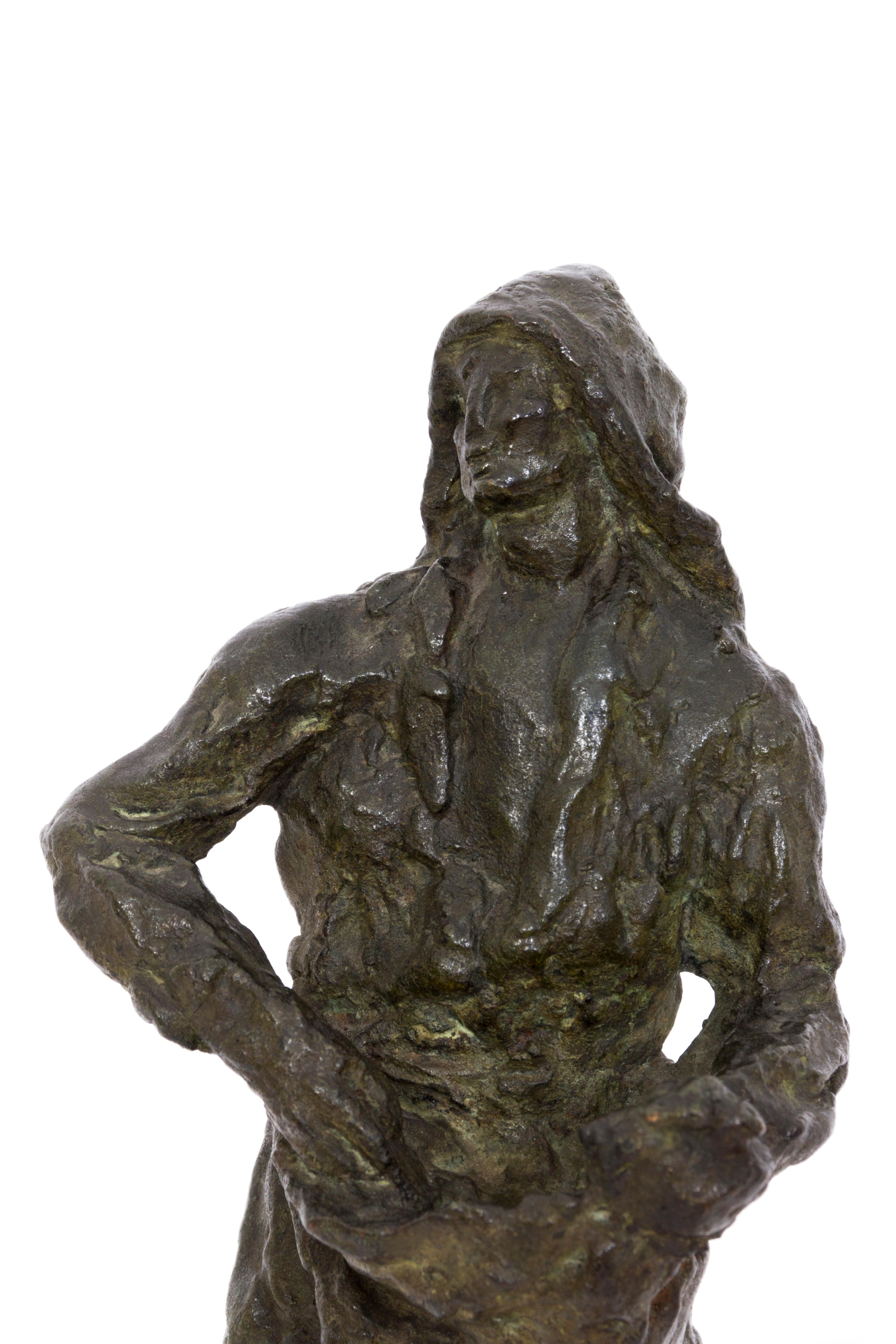 Sower - Sculpture by Jan Stursa