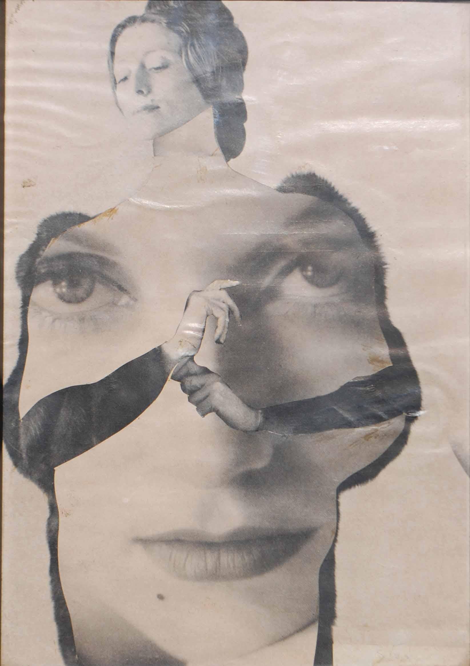 Presentamos un conjunto de cinco collages fotográficos originales del artista estadounidense Jan Stussy.

La artista tomó varias imágenes en papel, algunas quizá de revistas, y recortó y ensambló estos cinco collages originales, todos de modelos de