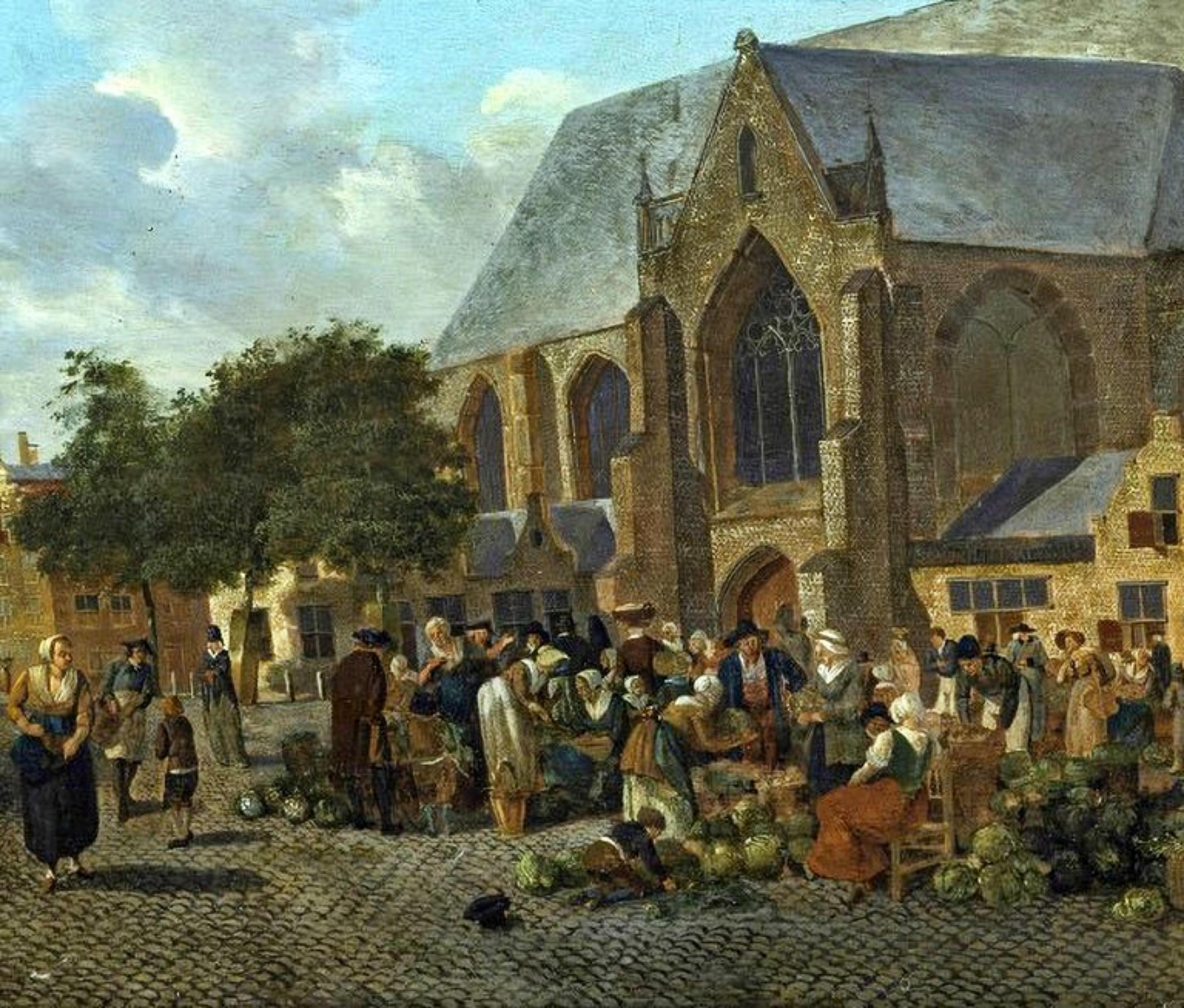 Néerlandais Jan Ten Compe ( 1713, Amsterdam - 1761, Amsterdam ) Peinture flamande  en vente