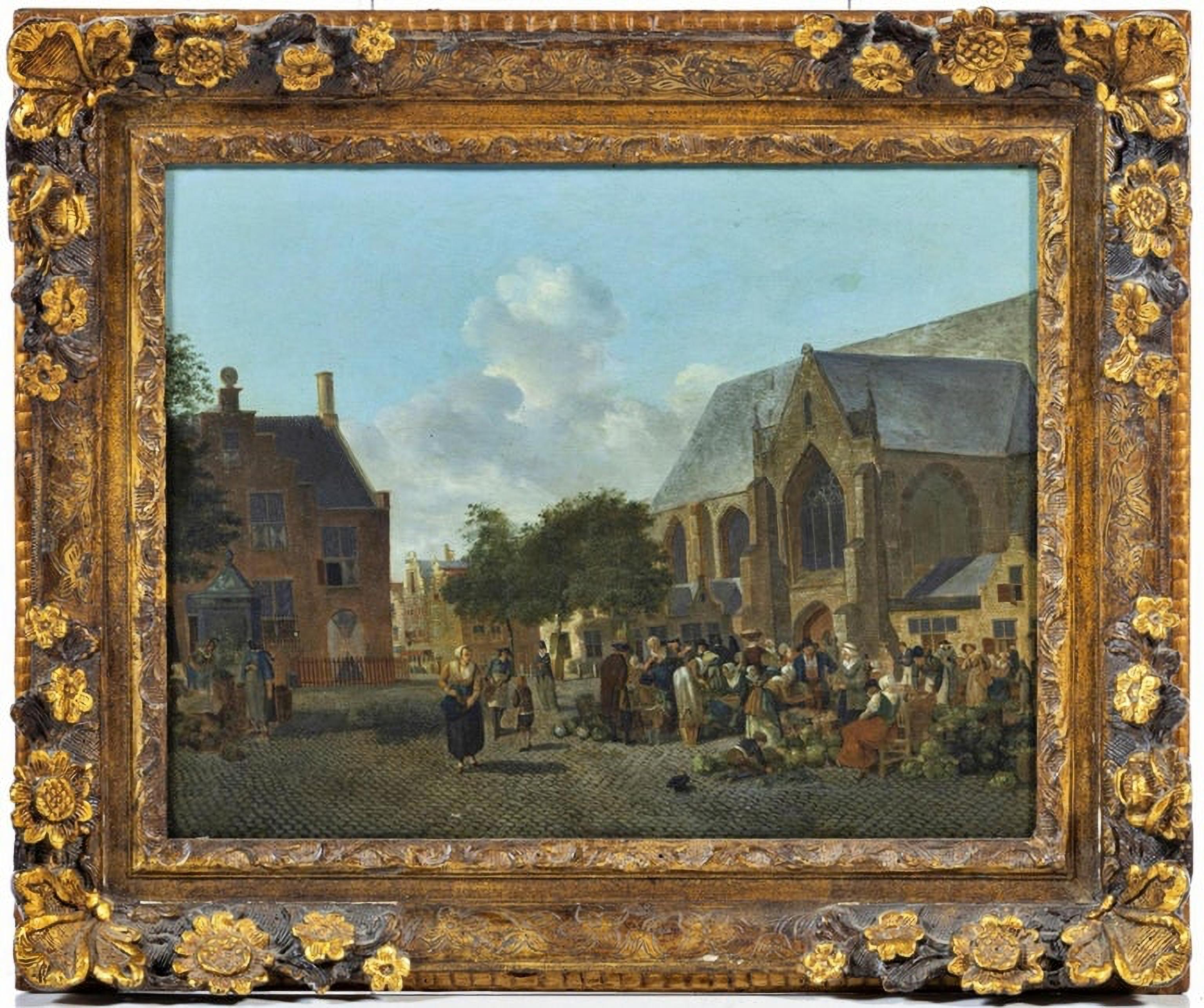 Jan Ten Compe ( 1713, Amsterdam – 1761, Amsterdam ) Flemish Painting  In Good Condition For Sale In Madrid, ES