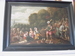 Quadro d'epoca di Tengnagel Jan 1584-1635 - L'incontro di David e Abigail
