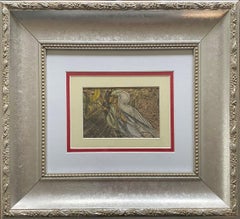 "Allen de Christus kan alles redden" Religious Symbolist Christian Postcard