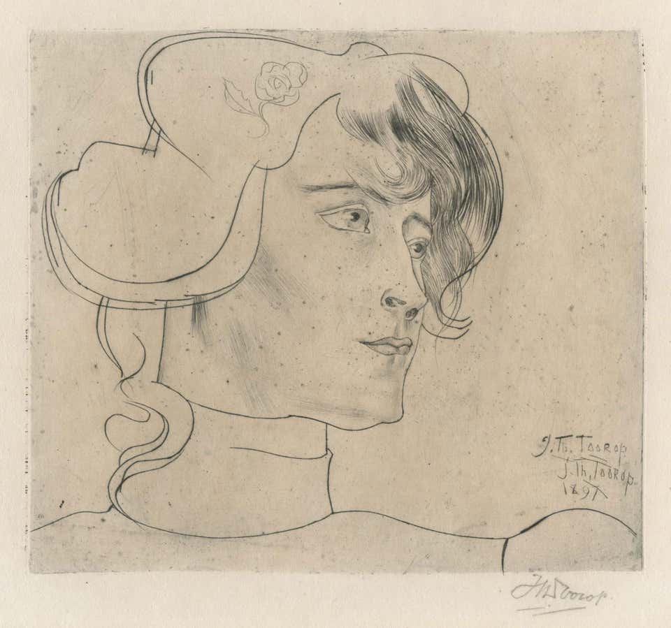 Woman's Head (Vrouwekop), Marguerite Adolphine Helfrich
