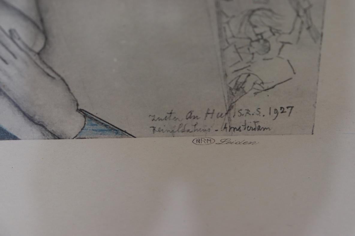 Gerahmter Druck „The Sacrifice“ von Jan Toorop, 1926 (Papier) im Angebot