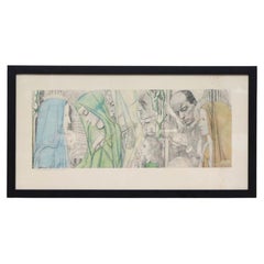 Jan Toorop "El sacrificio" Lámina enmarcada, 1926