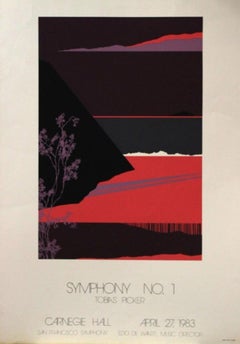 Poster-Symphony No. 1, Tobias Picker-Carnegie Hall, San Francisco Symphony