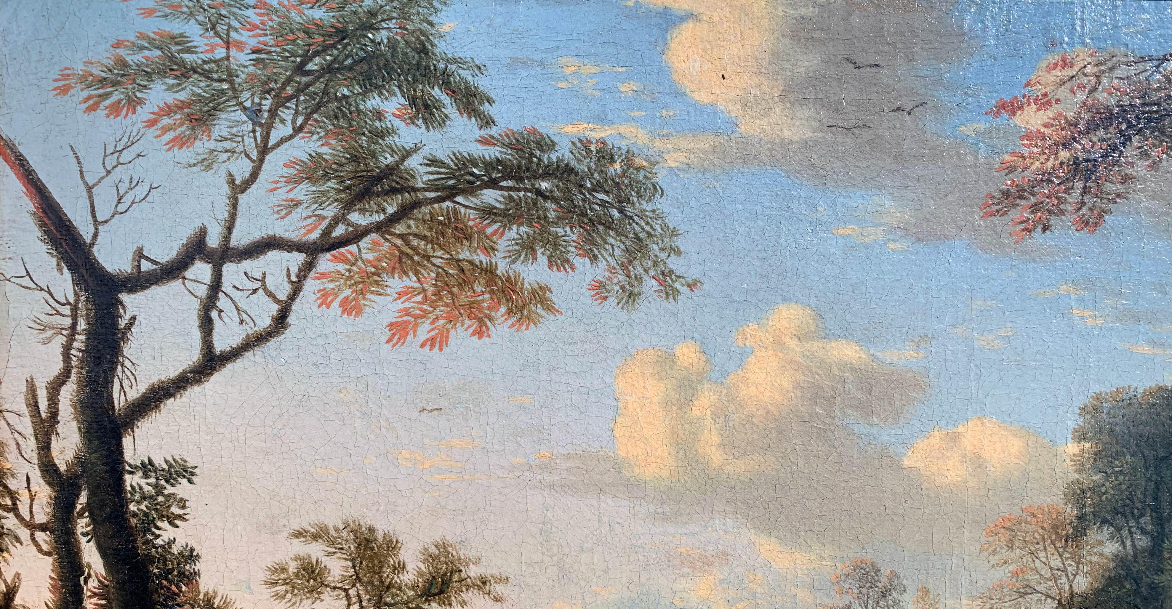 Paysage Rocheux Animé Fond Ruine Suiveur De Jan Van Bloemenn (1662/1749) im Angebot 5
