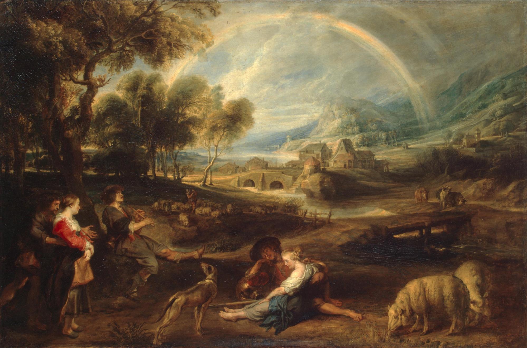 This painting has been the subject of a study by the art historian Fabrizio Dassie (available on request), confirming its inclusion in Jan van Bunnik’s corpus. 

In this painting, Jan van Bunnik presents us with an Italian-inspired landscape.
