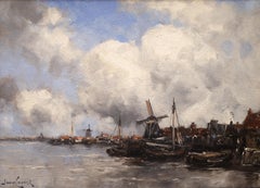 Impressionnisme - Vue d'une ville néerlandaise par Jan van Couver (Hermanus Koekkoek Jr.