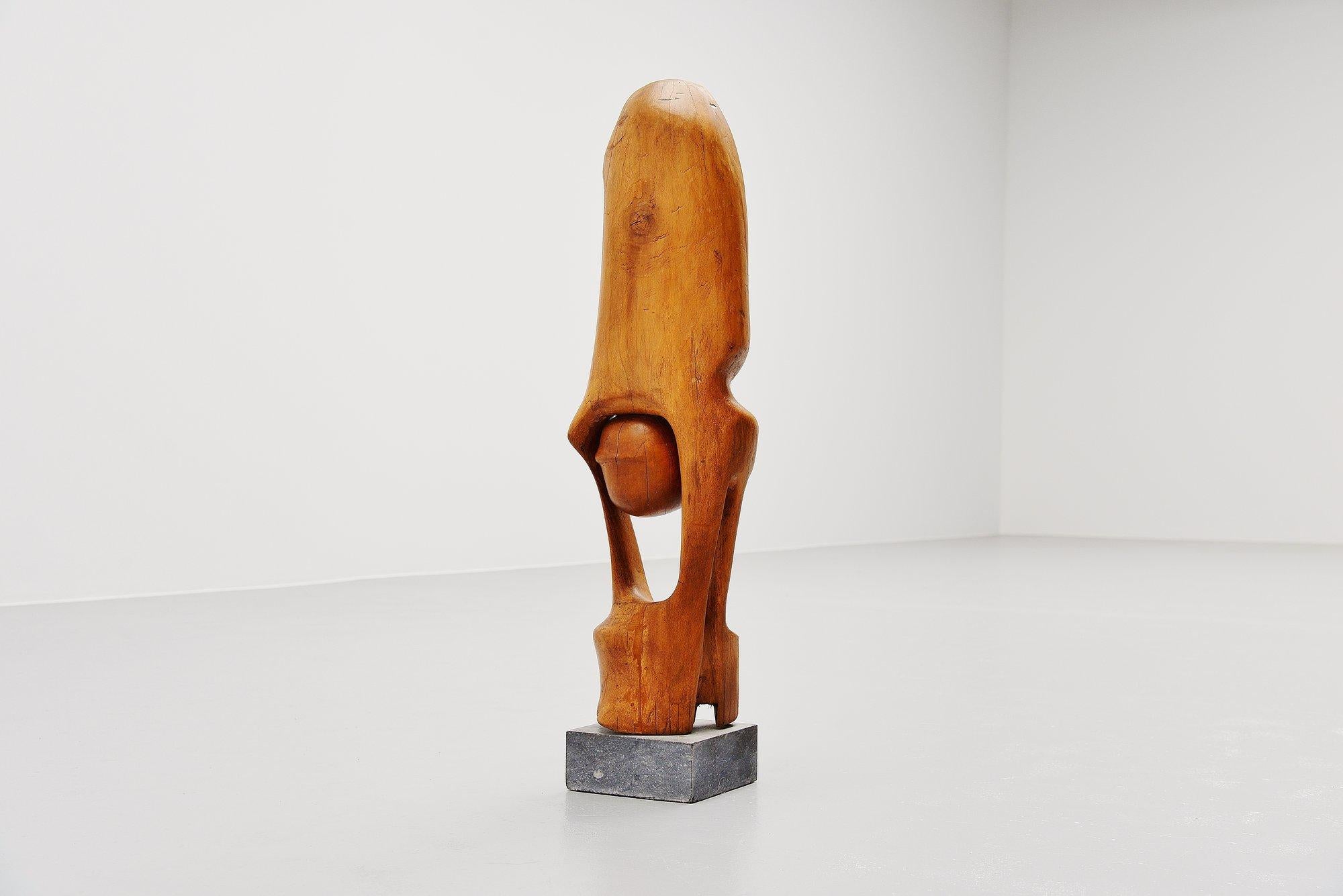 Dutch Jan Van De Waterlaat Sculpture, 1973