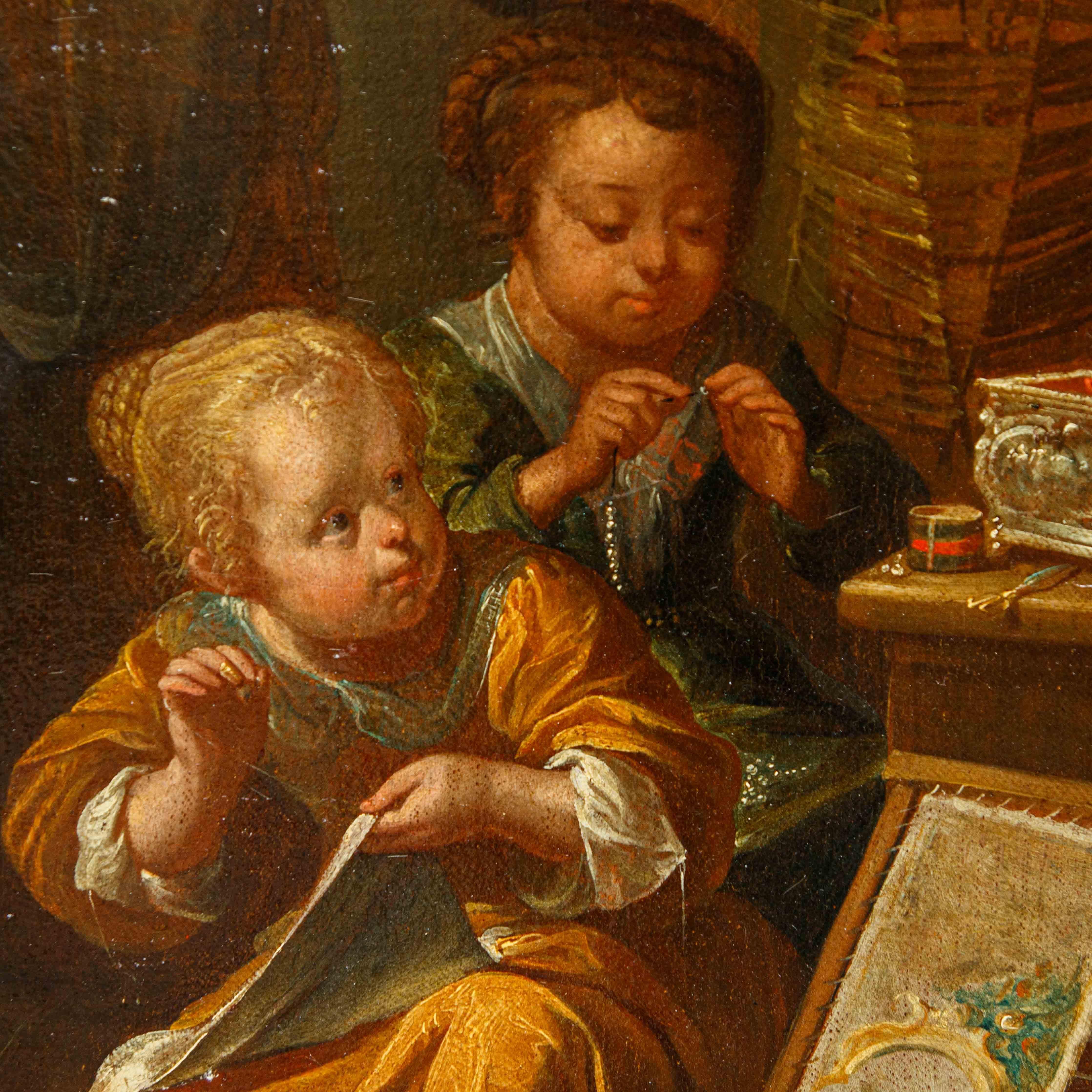 Di Jan van den Hecke (Kwaremont, 1620 – Anversa, 1684), Tarquinio e Lucrezia im Angebot 5