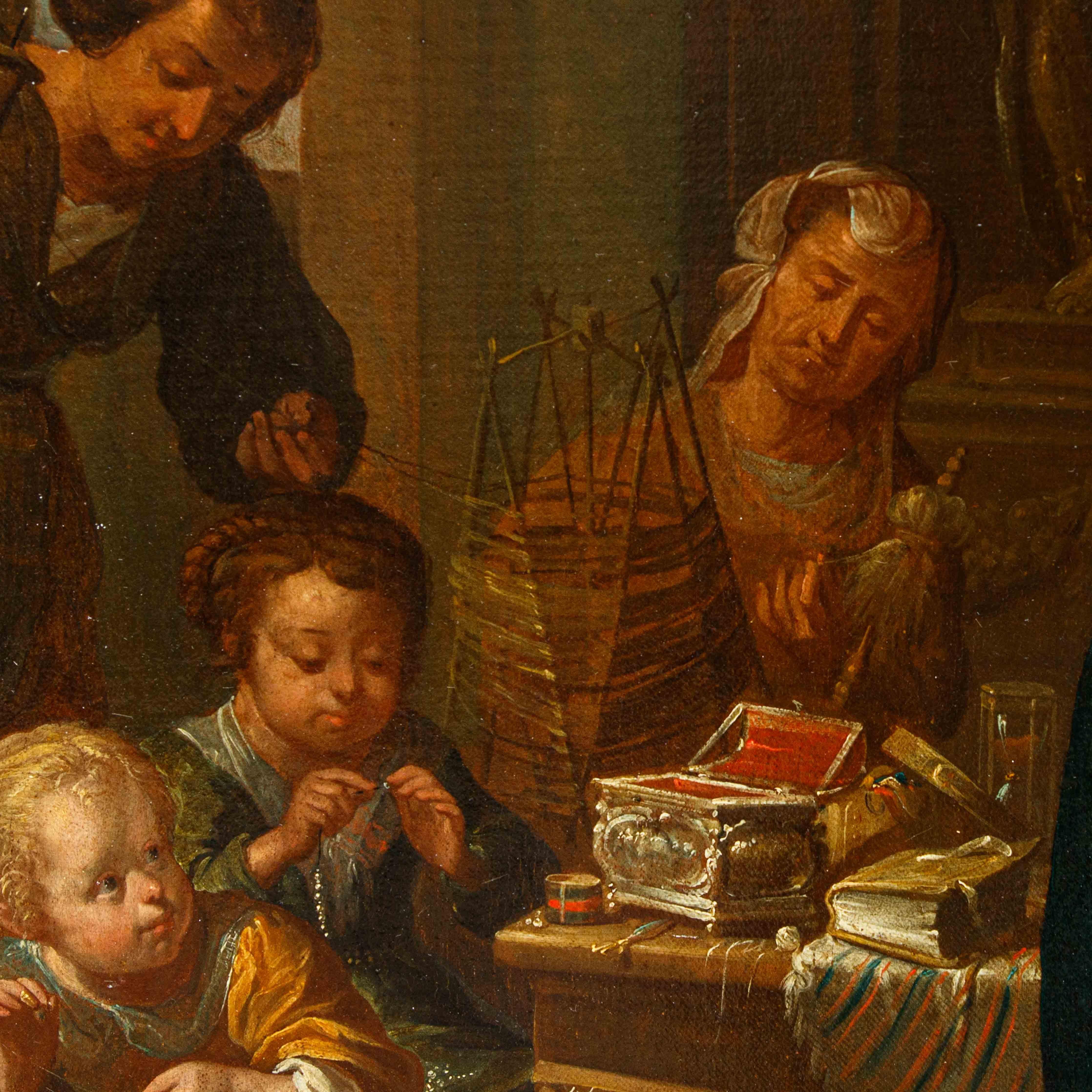Di Jan van den Hecke (Kwaremont, 1620 – Anversa, 1684), Tarquinio e Lucrezia im Angebot 1