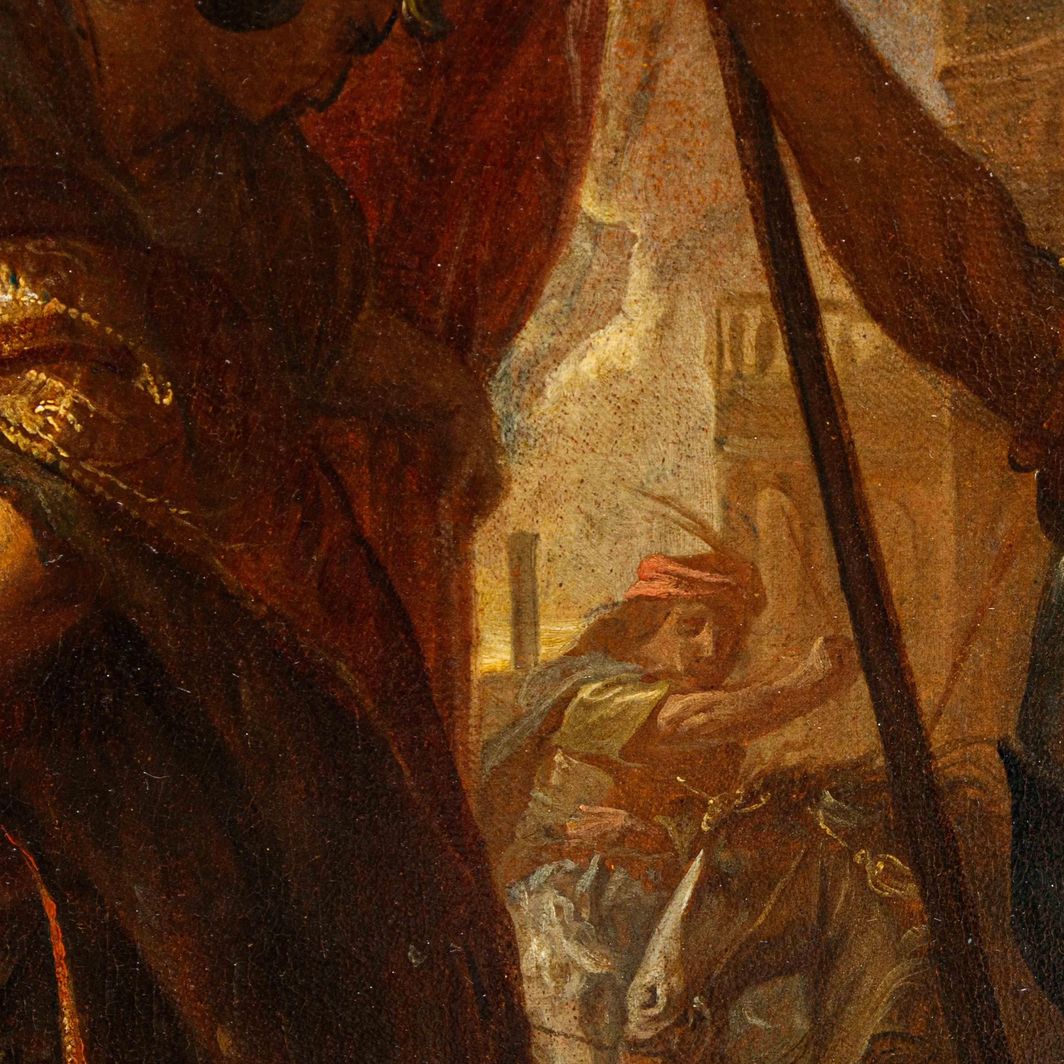 Di Jan van den Hecke (Kwaremont, 1620 – Anversa, 1684), Tarquinio e Lucrezia im Angebot 3