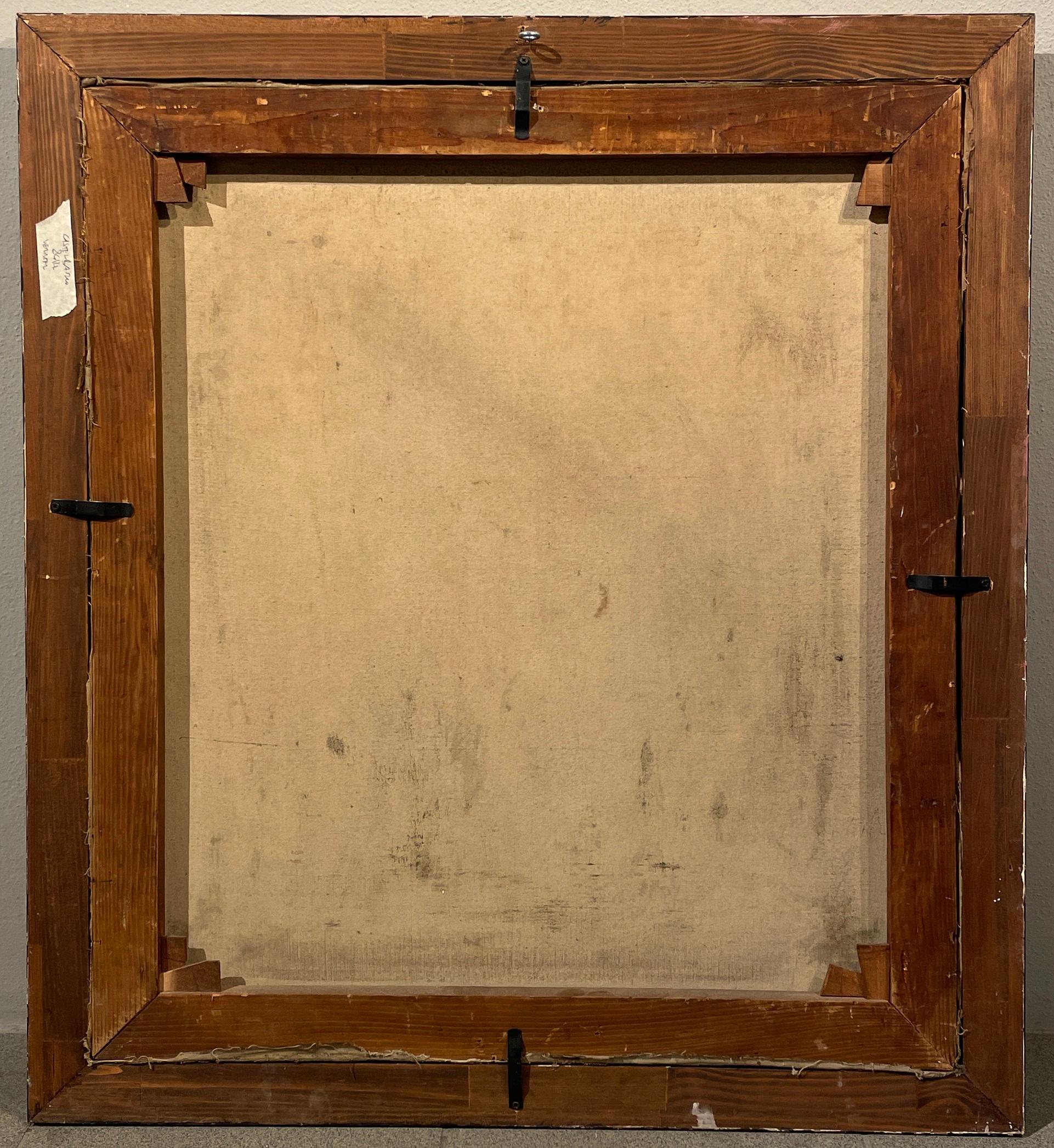 Scena di Galante Vermeer d'Utrecht Olio su tela 18° secolo Arte antica fiamminga in vendita 4