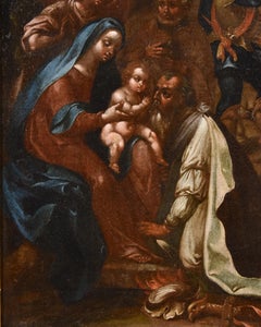 Adoración Reyes Magos Jan Van der Straet Pintura Óleo sobre lienzo Viejo maestro Siglo XVI