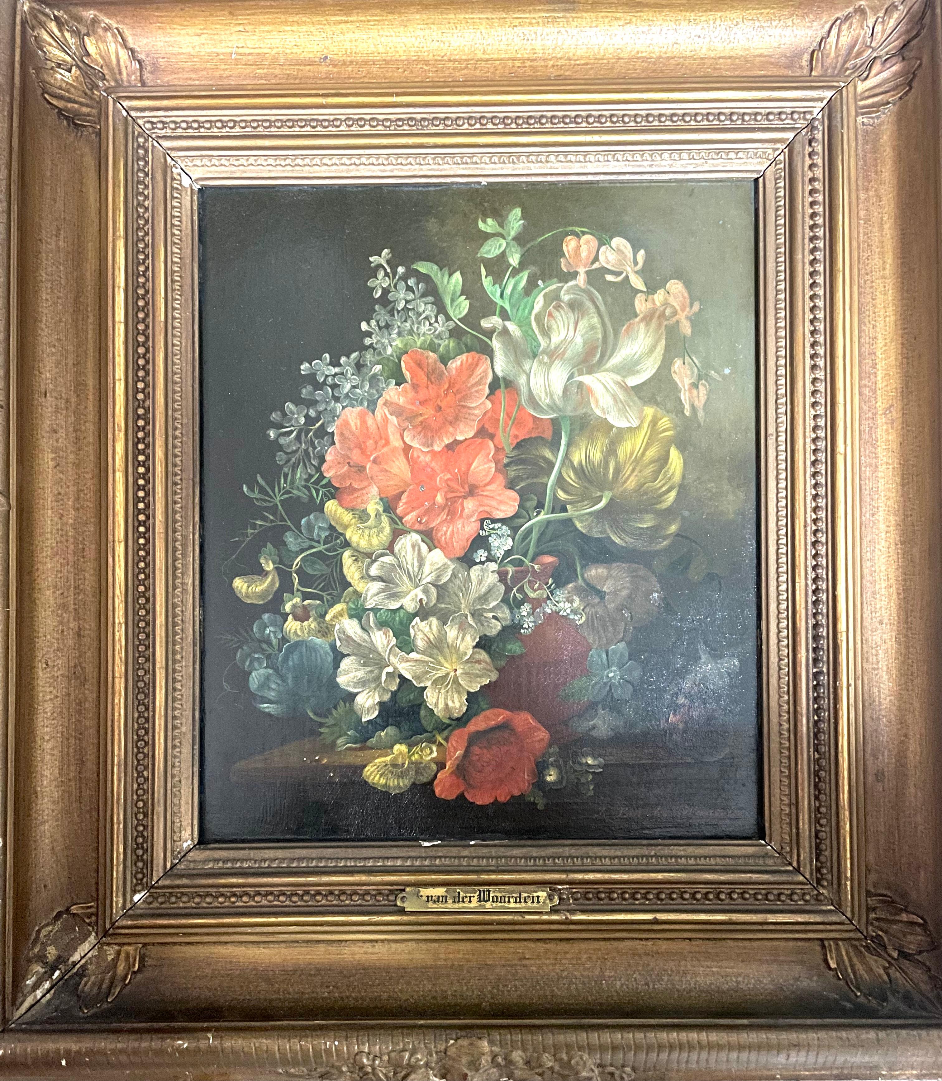 Florale Malerei – Painting von Jan van der Waarden