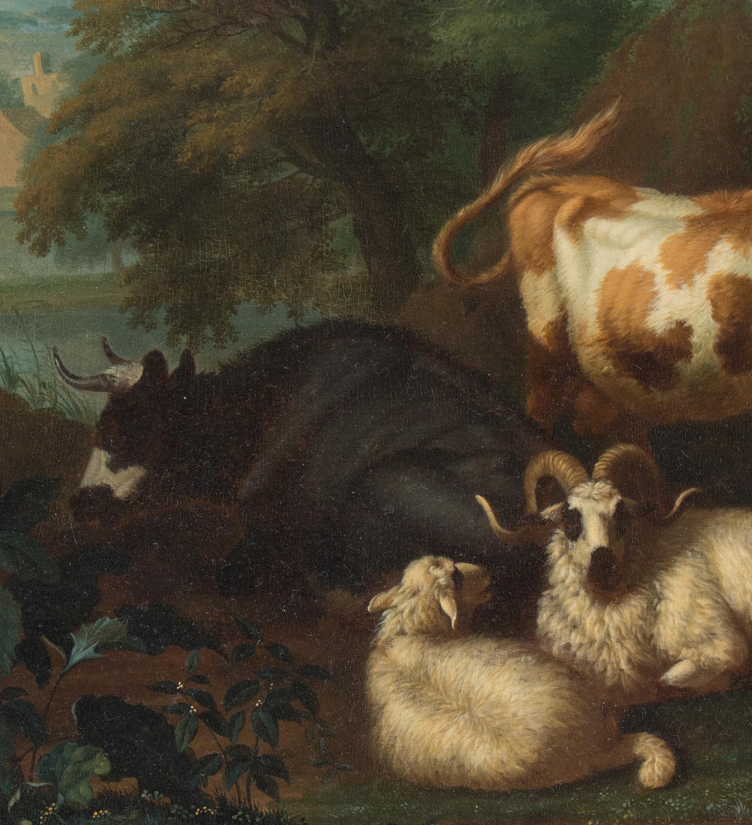 An Eighteenth Century Pastoral Scene by Jan van Gool, 1719 2
