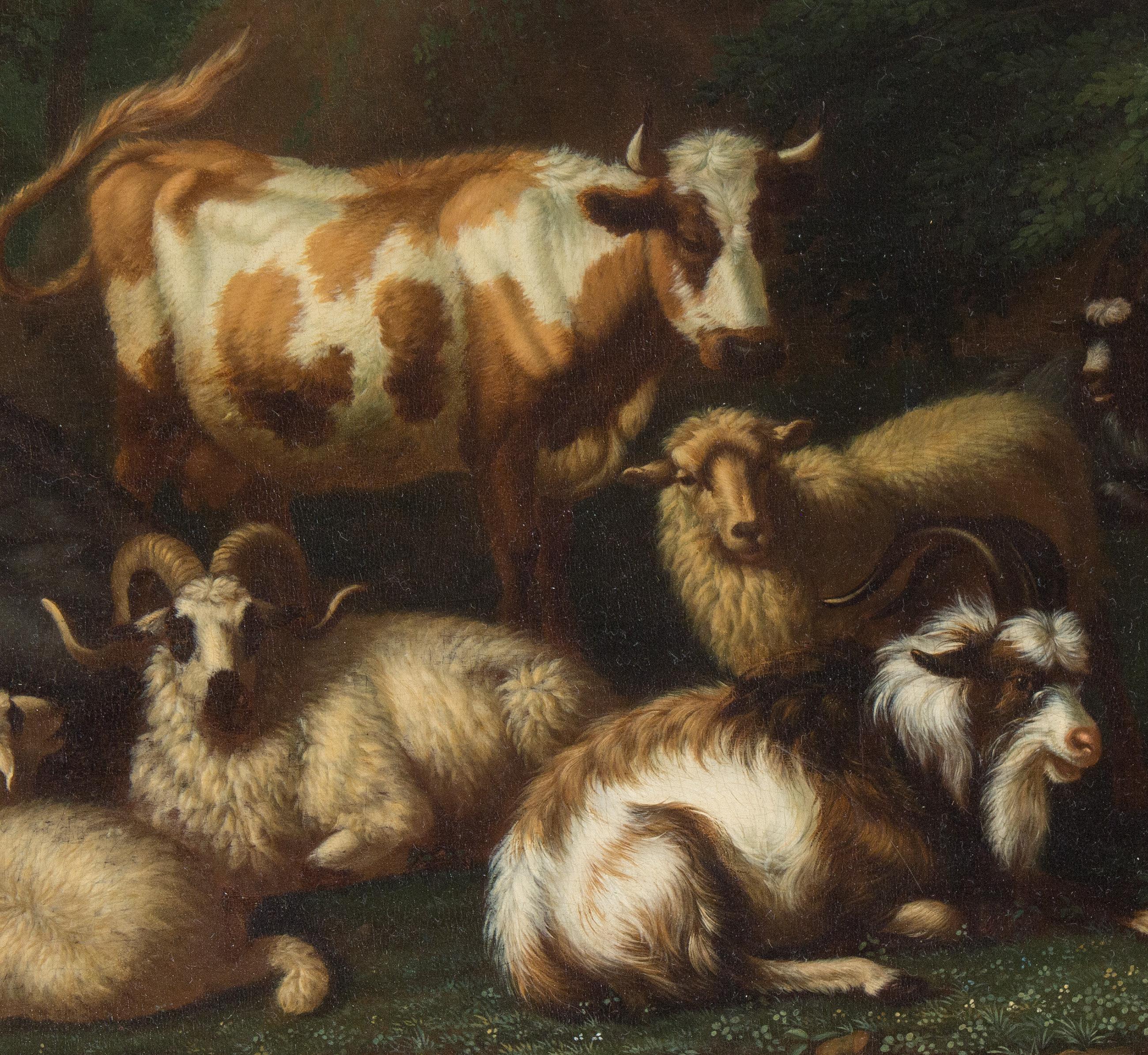 An Eighteenth Century Pastoral Scene by Jan van Gool, 1719 3