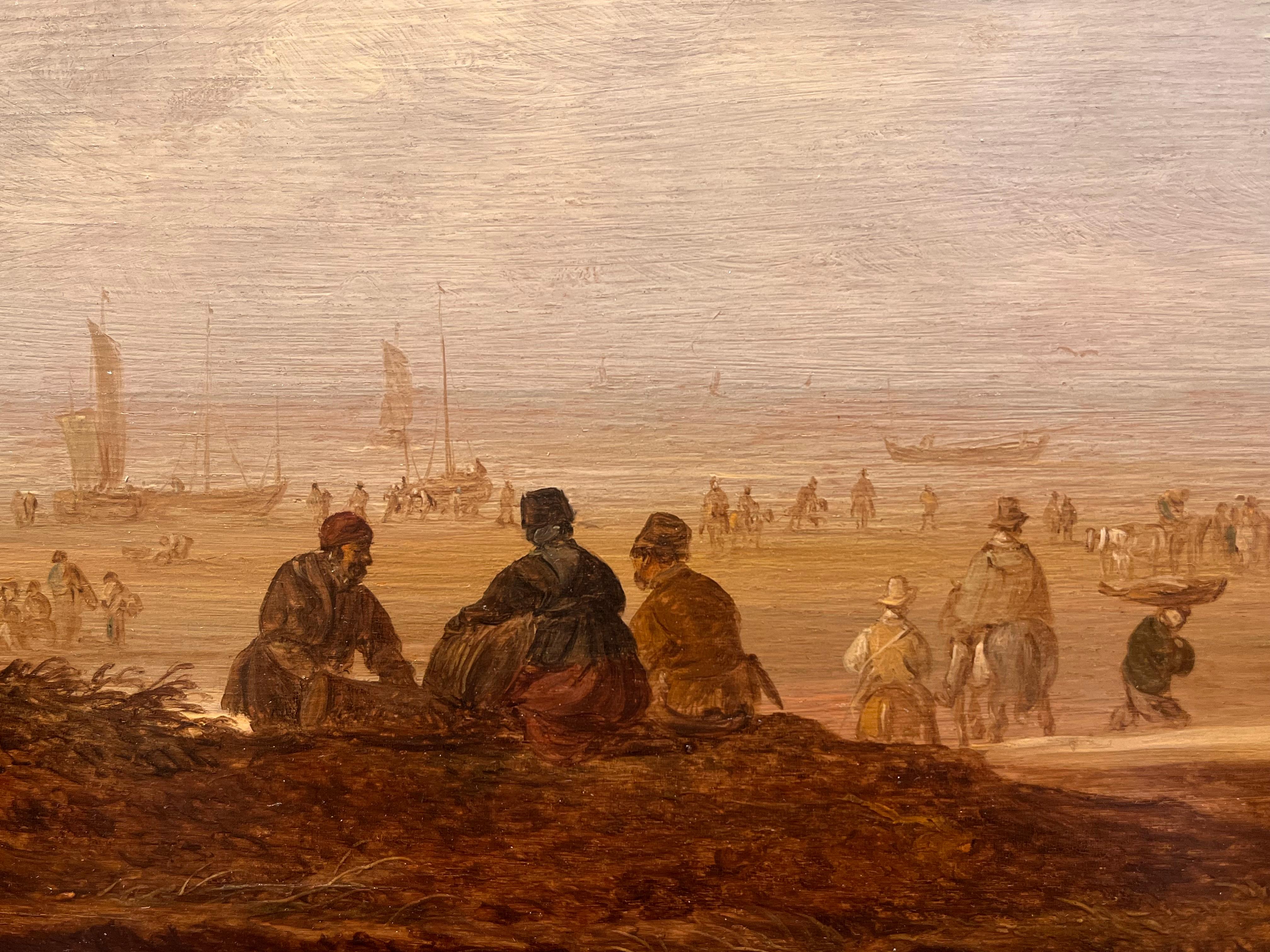 Figures on the Beach at Scheveningen For Sale 3