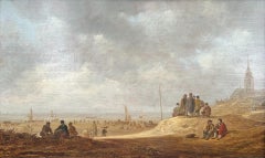 Antique Figures on the Beach at Scheveningen