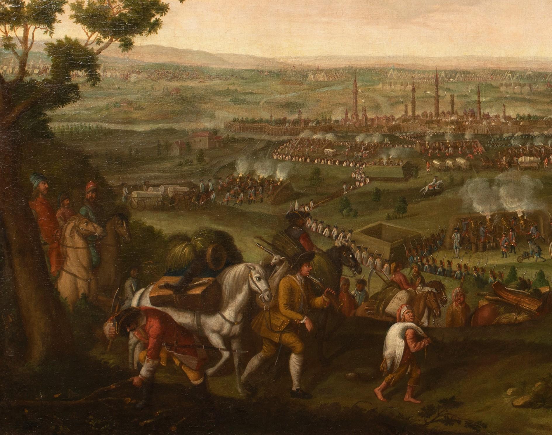 Die Belagerung von Belgrad, die Nachwirkungen, 1717

kreis von Jan van Huchtenburg (1647-1733) - Eines eines passenden Paares der Belagerung von Belgrad

Riesige Darstellung der Belagerung von Belgrad aus dem frühen 18. Jahrhundert, die die Folgen