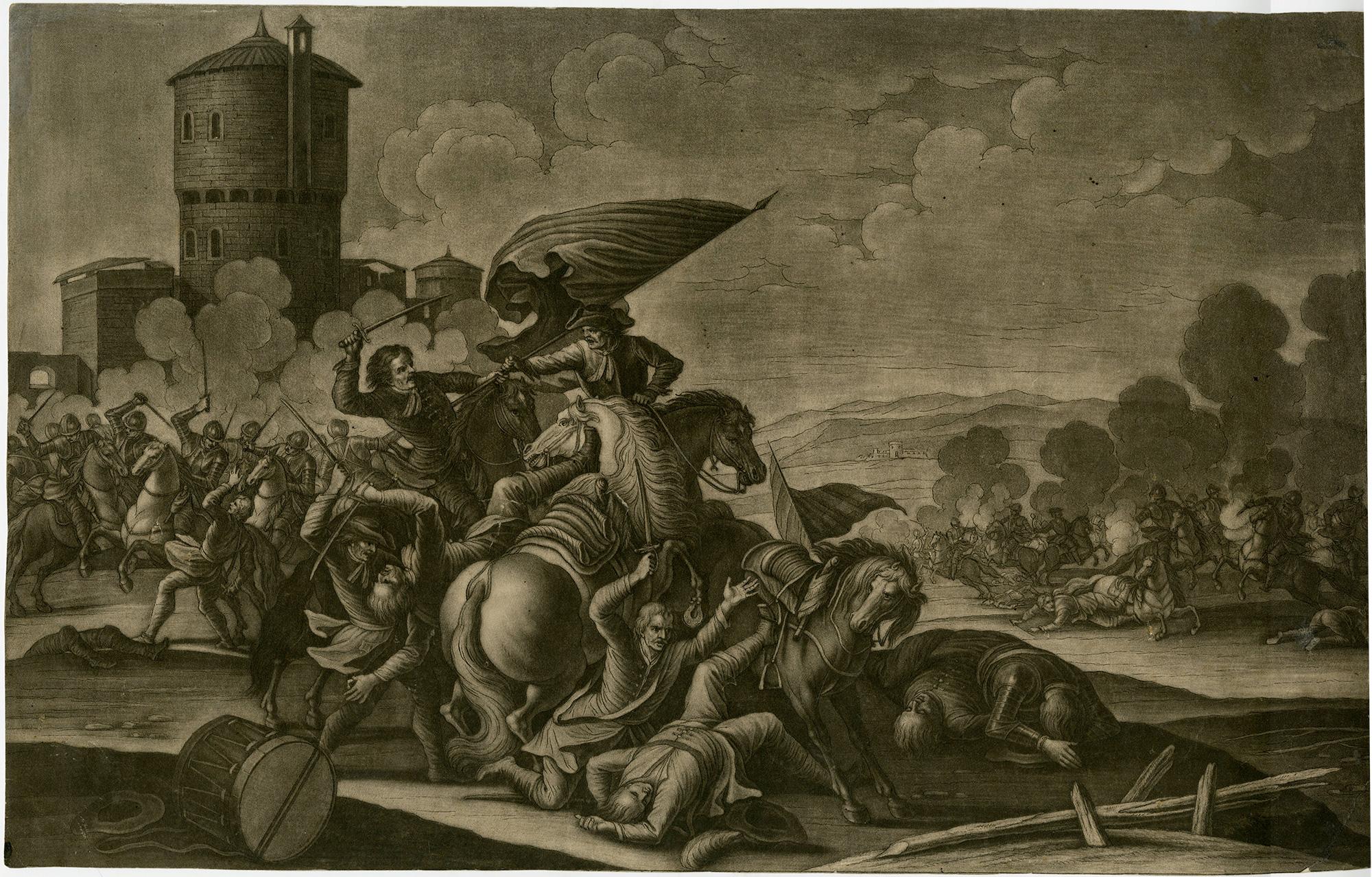 Una schermaglia del Calvario - di  Jan van Huchtenburg