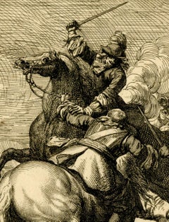 Sword fight between two riders