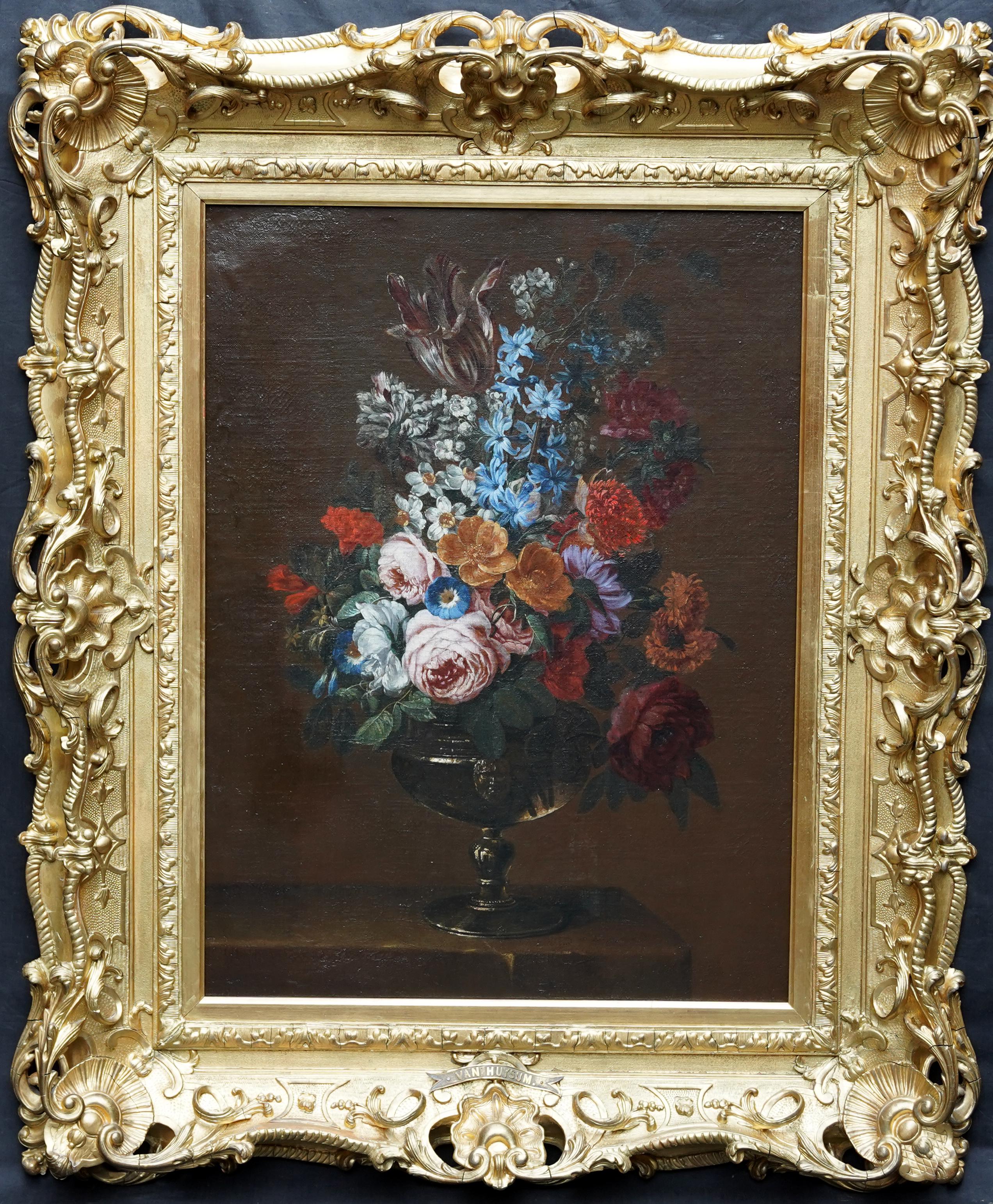 Floral Bouquet with Narcissi - Dutch Golden Age still life oil painting  flowers at 1stDibs