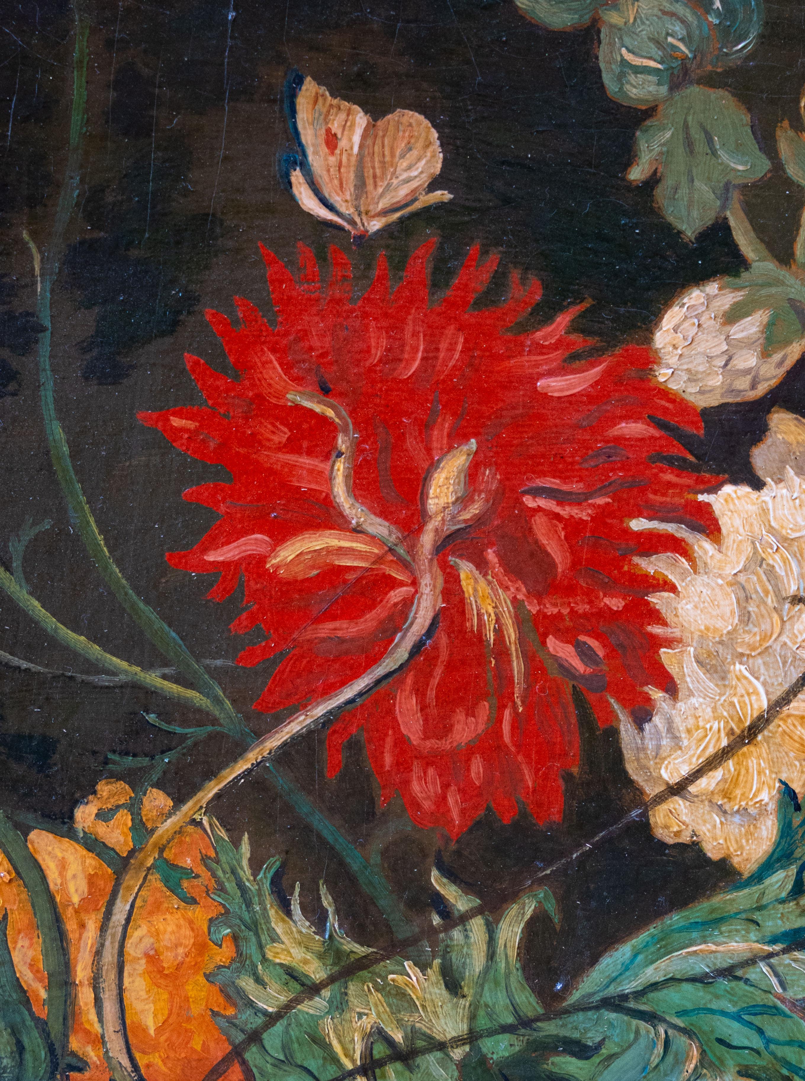 Vase avec des fleurs, d'après Jan Van Huysum en vente 4