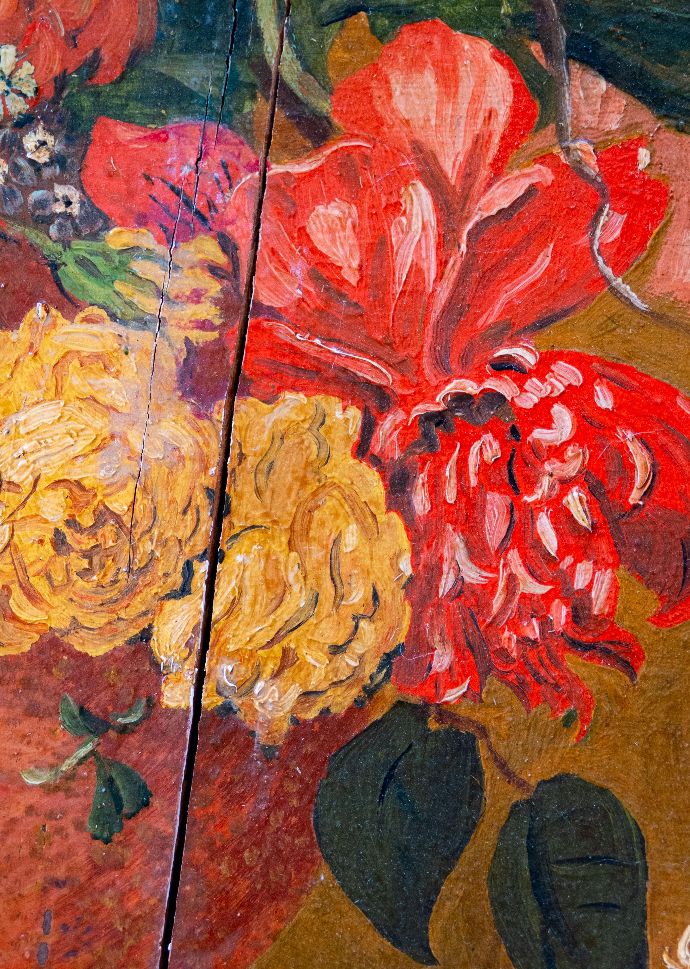 Vase avec des fleurs, d'après Jan Van Huysum en vente 5