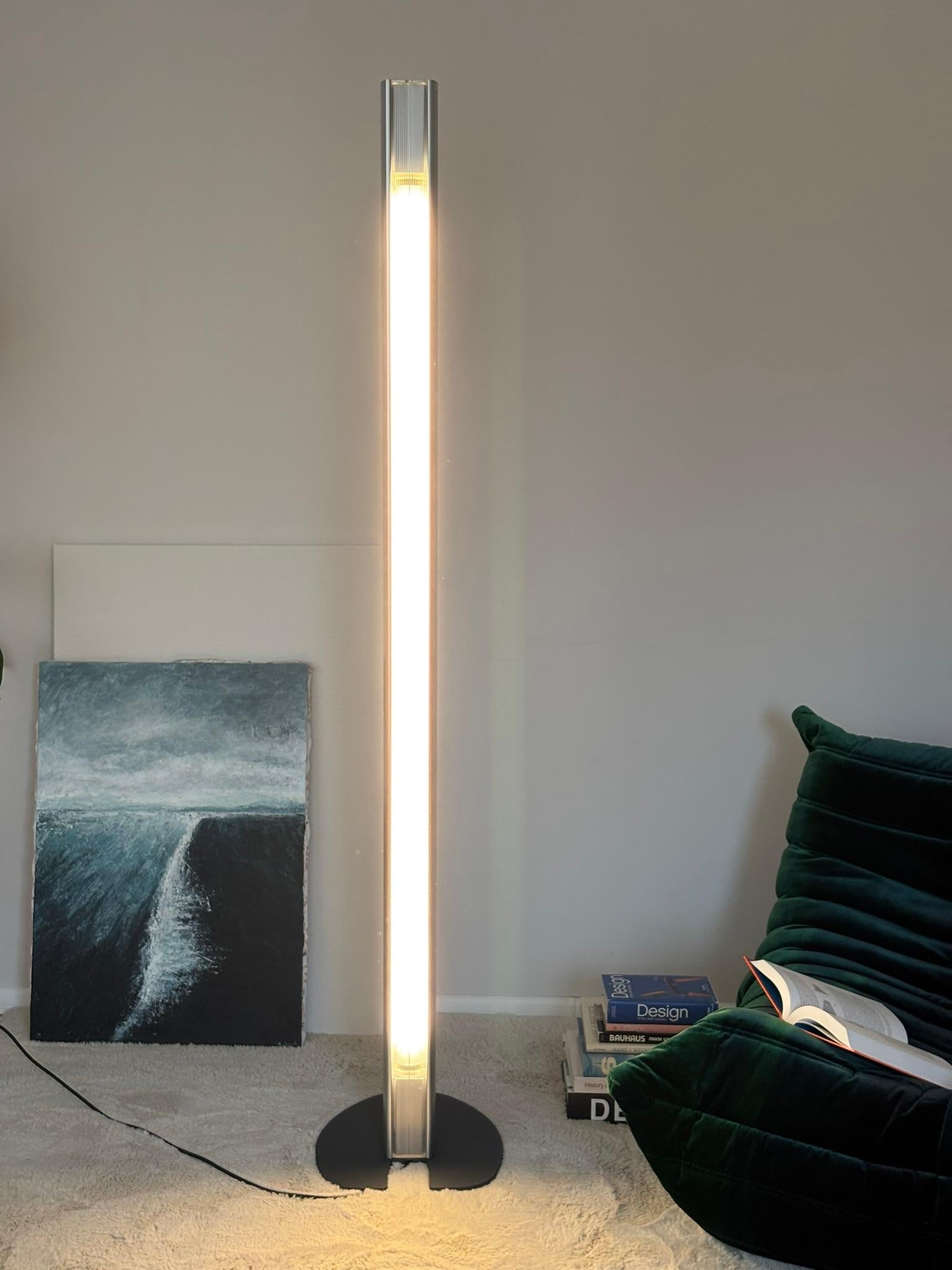 Jan Van Lierde Echos Dimmable Floor Lamp for Artemide, 1980s For Sale 3